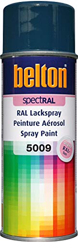 belton spectRAL Lackspray RAL 5009 azurblau, glänzend, 400 ml - Profi-Qualität von belton