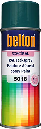 belton spectRAL Lackspray RAL 5018 türkisblau, glänzend, 400 ml - Profi-Qualität von belton