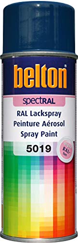 belton spectRAL Lackspray RAL 5019 capriblau, glänzend, 400 ml - Profi-Qualität von belton