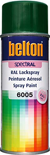 belton spectRAL Lackspray RAL 6005 moosgrün, glänzend, 400 ml - Profi-Qualität von belton