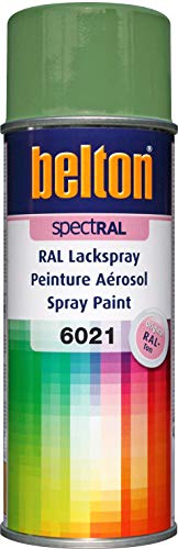 belton spectRAL Lackspray RAL 6021 blassgrün, glänzend, 400 ml - Profi-Qualität von belton