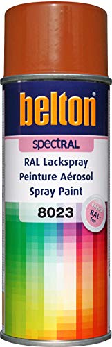 belton spectRAL Lackspray RAL 8023 orangebraun, glänzend, 400 ml - Profi-Qualität von belton