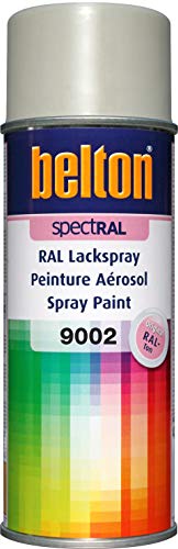belton spectRAL Lackspray RAL 9002 grauweiß, glänzend, 400 ml - Profi-Qualität belton spectRAL Lackspray RAL 9002 grauweiß, glänzend, 400 ml - Profi-Qualität von belton