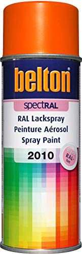 belton spectRAL Lackspray RAL 2010 signalorange, glänzend, 400 ml - Profi-Qualität von belton