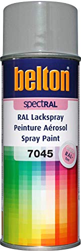 belton spectRAL Lackspray RAL 7045 telekom grau, glänzend, 400 ml - Profi-Qualität von belton