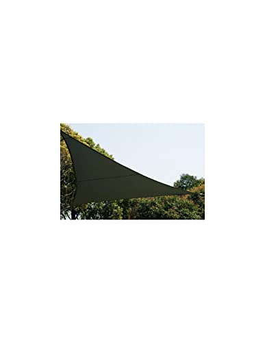 jja 117749 Curacao Voile Sonnensegel Polyester Grau 3 x 3 x 3 m von JJA