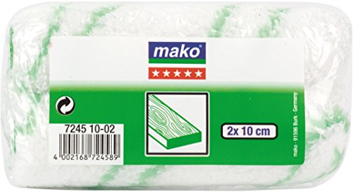 mako 2 Stück Lasurroller - Ersatzwalzen Mikrofaser extra kurz ca. 10 cm von Unbekannt