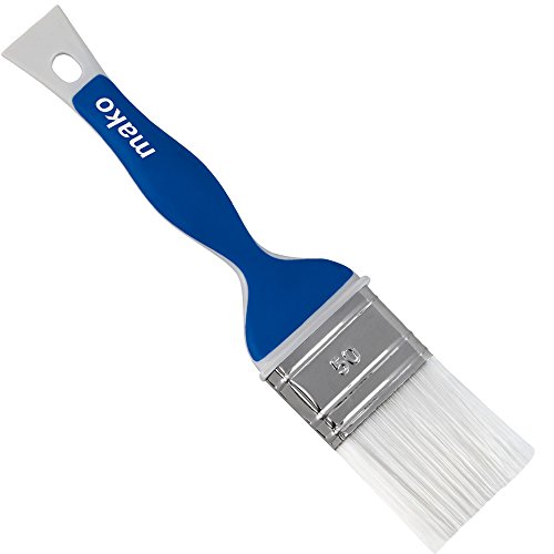 mako Lack Flachpinsel mit ERGO-Griff Pinsel für Lacke Lackpinsel in 3 Größen, Breite:50 mm, Dicke:14 mm von Unbekannt