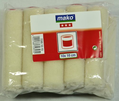 mako Lackierroller Velour; 10 Stück; ca. 10 cm von Unbekannt