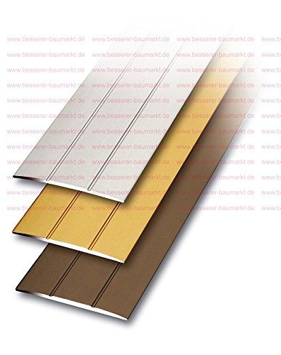 quickFIX Übergangsprofil Extra breit 100x3,8 cm in Alu silber von Unbekannt
