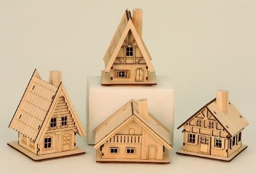 unbekannt 2 Stück Räucherhäuschen + 24 Knox Räucherkerzen Gemischt von Unbekannt