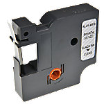 D1 S0720670 / 40910 Kompatibles Dymo Beschriftungsband Selbsthaftend Schwarz auf Klar 9 mm x 7 m von Unbranded