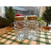 Vintage Anchor Hocking Waffel Glas Salz Und Pfefferstreuer von UncleMasons