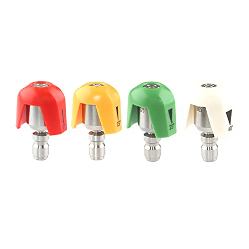 1/4inch Schnellanschlussanschläge Düse Druck Waschmaschine Accessoires Spray Tipps Düsen Kit Kit von UncleS