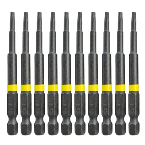 10 Pcs Schraubendreher Set Verbesserung Magnetischer Hold Bequeme Griffdesigns Für Hochtriebenanwendungen Sicherer Schraubbit Set von UncleS
