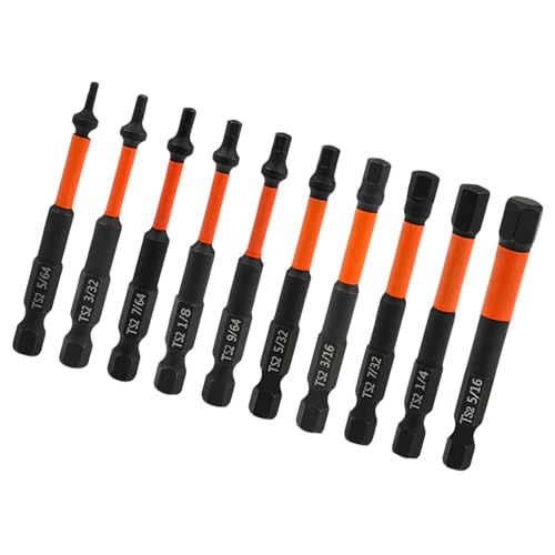 10pcs/Set Magnet Schraubendreher Bit 1/4inch Sechseck Shank Stahl Für Elektrisches Und Pneumatisches Werkzeug 65 Mm Länge Magnetischer von UncleS