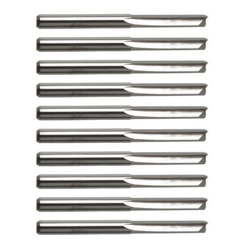 10pcs 3 175 Mm Schaft 2 Flöte Gerade Schlitzmühlenschneider Endmühle Hochgeschwindigkeit Stahl Router Bit Gravur Bit Werkzeug Upcut Fräswerkzeug 10pcs 3 175 Mm Schaft 2 Flöte Gerade Schlitzmühlenschneider Endmühle Hochgeschwindigkeit Stahl Router Bit Gravur Bit Werkzeug Upcut Fräswerkzeug von UncleS