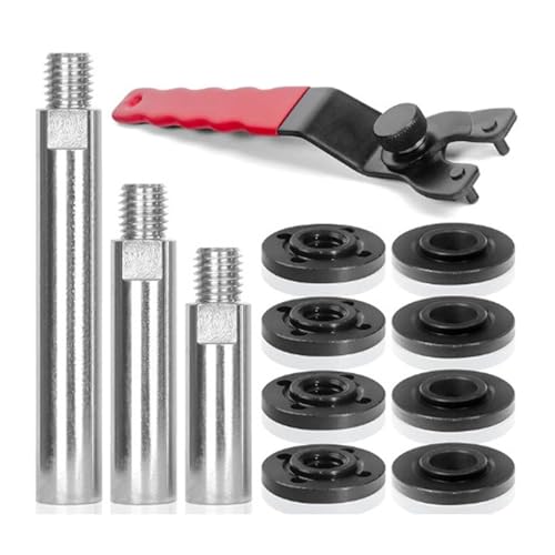 11pc Umfassende Mühle Verlängerungswellen Eingestellt 5/8 "11 Gewindeverlängerungswellen Für Verbesserung Von Schleif Und Schneidanschlüssen 11pc Umfassende Mühle Verlängerungswellen Eingestellt 5/8 "11 Gewindeverlängerungswellen Für Verbesserung Von Schleif Und Schneidanschlüssen von UncleS