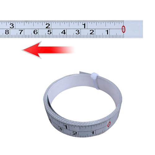 1m/2m Messband Workbench Lineal Selbstklebbares Messung Inch & Metric Double Skala Gehrer Track Adhäsive Unterstütztes Klebeband 1m/2m Messband Workbench Lineal Selbstklebbares Messung Inch & Metric Double Skala Gehrer Track Adhäsive Unterstütztes Klebeband von UncleS