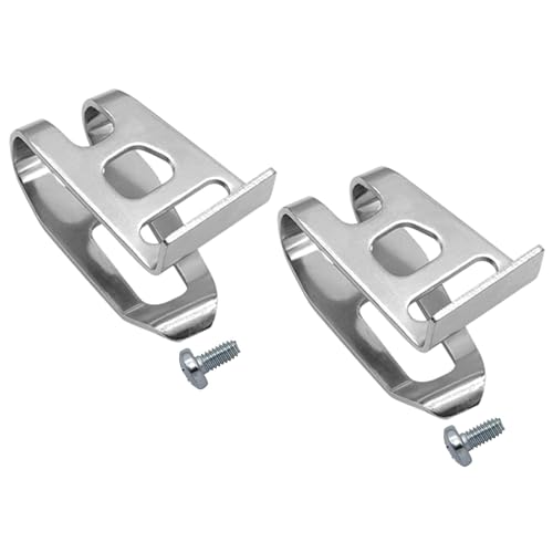 2 Pack Ersatz Gürtelclip Haken Edelstahl Gürtelclip Bohrer Clip Haken Werkzeug Hammerbohrer Teile Bohrer Gürtelclip Haken von UncleS