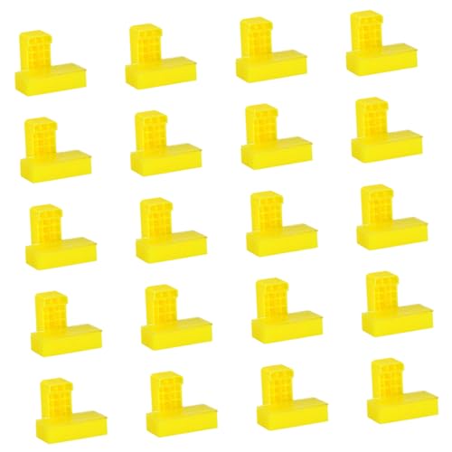 20pieces Kanten Clips Fliesenkanten Fixierer Für Die Wand Eckausrichtung Ohne Werkzeuge Einfache Installation Precise Corner Levelerer von UncleS