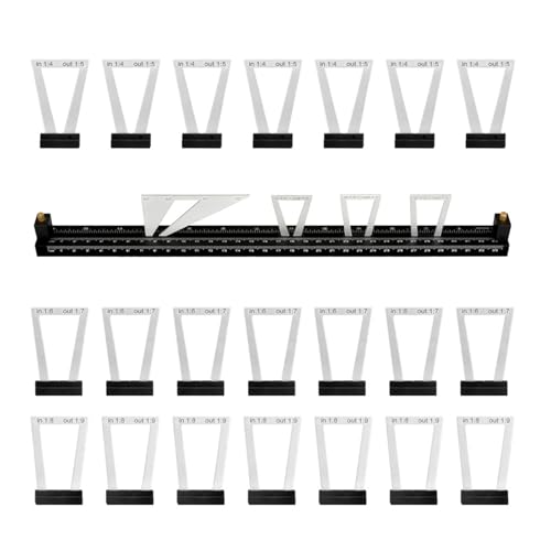 28pcs Mehrere Haderails Messwerkzeug Set Umfassender Handbuch Für Professionelle Holzarbeiter Und Workshops Messwerkzeug Für Professionelle Holzarbeiter Und Home Workshops von UncleS
