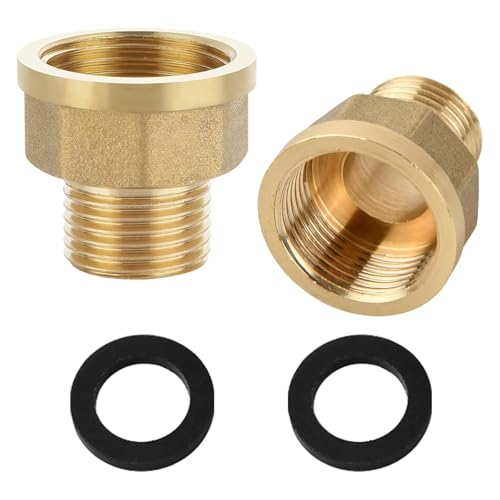 2pcs Erosionsbeständiger Messing Reduzierer 0 5 X 3/4 Stecker Schnellfest Für Hydraulik Und Heizungsanlagen Messingwarmhersteller Reduzierkopplung von UncleS