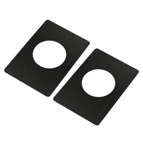 2pcs Türverriegelungsreparaturplatte Edelstahl Stahlverstärkungsplatten Befestigungsfüller Fixabdeckungen Dauere Türschloss Reparaturkits von UncleS