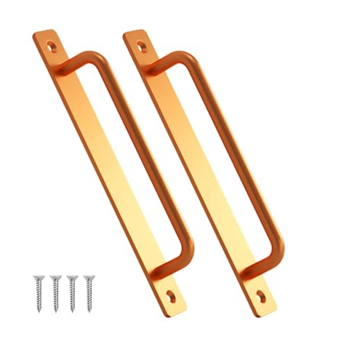 2pieces Multipurpose Schiebetürgriffe Loch Mittel Aluminium Legierungszubehör Für Scheunentürgarderobe Und Küche Easy Installion von UncleS