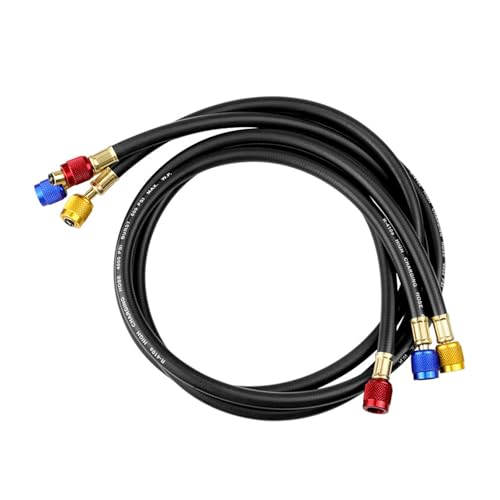 3 Piece HVAC Verteiler Messgeräteschlauchset Für Ladevorgang Umfassen Ventile Und Messingadapter Für R134A R410A Reparaturwerkzeug von UncleS