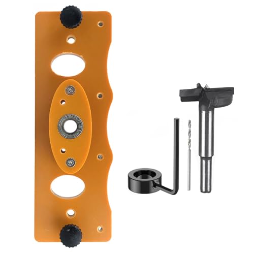 35 Mm Versteckte Scharnierschangen Bohrlochbohrer Guide Bit Set Tür Bohrloch Schablone Und Bit Für Schrankschrankscharnierschneider von UncleS