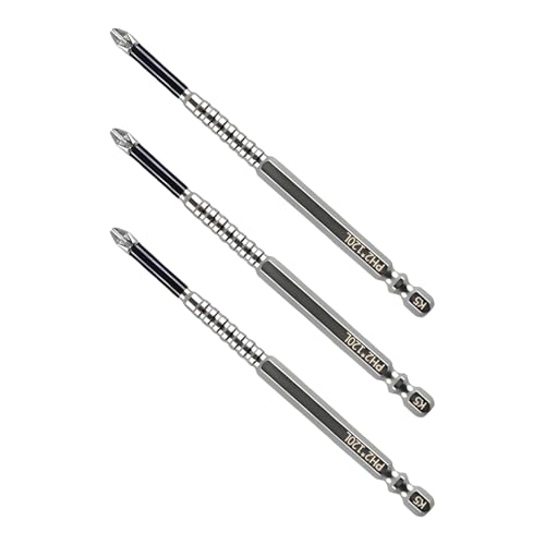 3pcs Schraubendreher Bits Set Crossing Head Screwdriver Bits Mehrfachgröße Für Die Option Für Präzisionshandwerkzeugkopf Bit von UncleS