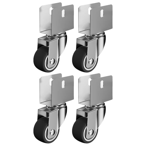 4pcs 1.25inch Weichgummi Radstärkungsmöbel Rizinus Für Plattform Trolley Stuhl Zubehör Heavy Duty Furniture Rizinus von UncleS