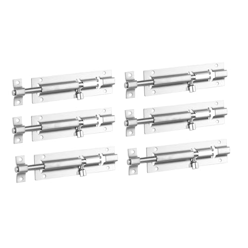 6 Pcs Schiebebolzen Riegel Riegel Hasp von UncleS