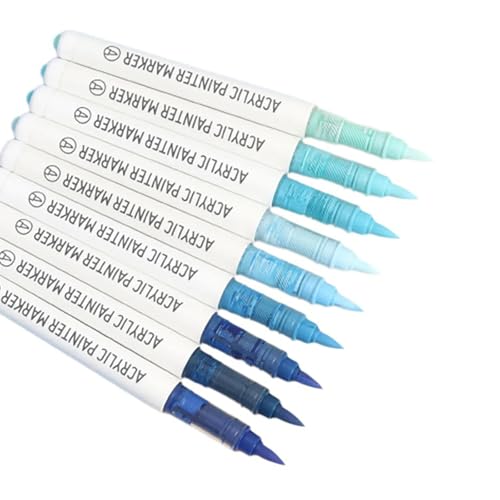 9 PCs Acrylmarkierungen Set Lack Stift Zeichnung Stift Für Glasgesteinzeichnung 9 PCs Acrylmarkierungen Set Lack Stift Zeichnung Stift Für Glasgesteinzeichnung von UncleS