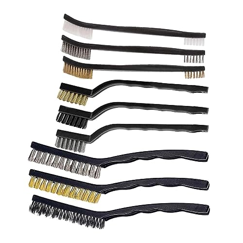 9 Pcs Drahtbürste Set Metall Remover Pinsel Handy Stahl/Nylon/Messing Zur Reinigung Von Schweißschlack Und Rostdraht 9 Pcs Drahtbürste Set Metall Remover Pinsel Handy Stahl/Nylon/Messing Zur Reinigung Von Schweißschlack Und Rostdraht von UncleS