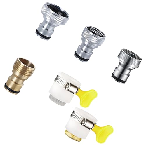 Allgemeine 1,3 cm Messingschlauch-Verlängerungsanschlüsse, einfach zu bedienen für Outdoor-Wasserhähne, Autowaschschläuche und Waschmaschinen, Messingschlauch-Verlängerungsanschluss-Set Allgemeine 1,3 cm Messingschlauch-Verlängerungsanschlüsse, einfach zu bedienen für Outdoor-Wasserhähne, Autowaschschläuche und Waschmaschinen, Messingschlauch-Verlängerungsanschluss-Set von UncleS