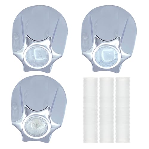 Badewannen- und Duschknauf-Set, praktisches Badezimmerknauf-Ersatzknauf, einfach zu bedienen, für Badewannen- und Duschgriff-Reparaturteil Badewannen- und Duschknauf-Set, praktisches Badezimmerknauf-Ersatzknauf, einfach zu bedienen, für Badewannen- und Duschgriff-Reparaturteil von UncleS