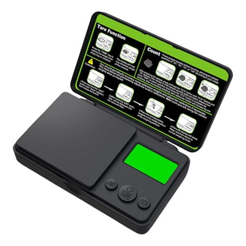 Batteriebetriebene Kaffeewaage Haus Espresso Waage 0,01g Genaue Waage für Espresso und Pourover Kaffee Taschenwaage von UncleS