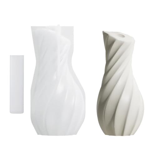 Blumenvase Silikonformen Für Blumenanordnung Für Epoxidharz Dekoration Vase Gestreift von UncleS