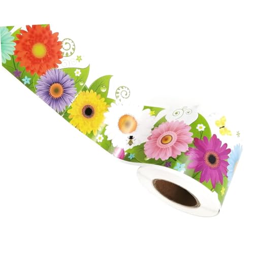 Bulletin Border Trimmer Poster Board Decors Decors Trimmblüte Mit Dem Aufkleber Bulletin Board Grenze von UncleS