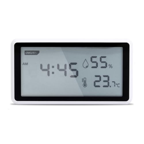 Desktop Temperatur Luftfeuchtigkeitsmessmessmesser Mit Zeitanzeige Thermometer Hygrometer Für Hauszimmer Büro Hohe Präzisions Thermometer Desktop Temperatur Luftfeuchtigkeitsmessmessmesser Mit Zeitanzeige Thermometer Hygrometer Für Hauszimmer Büro Hohe Präzisions Thermometer von UncleS