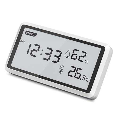 Desktop Temperatur Luftfeuchtigkeitsmessmessmesser Mit Zeitanzeige Thermometer Hygrometer Für Hauszimmer Büro Hohe Präzisions Thermometer Desktop Temperatur Luftfeuchtigkeitsmessmessmesser Mit Zeitanzeige Thermometer Hygrometer Für Hauszimmer Büro Hohe Präzisions Thermometer von UncleS