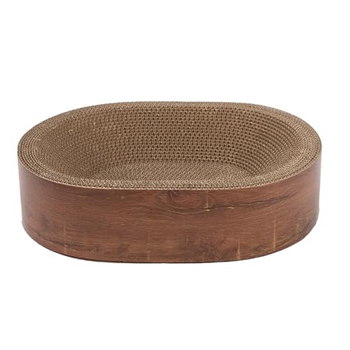 UncleS Durchlässige Katzen Kratzpads Set Ovale Feste Kratzerplattenmöbel Für Dauerhafte Verwendung Recycelbarer Kratzer von UncleS