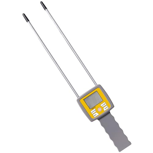 Easy Carry Double Probes Feeder Meter with LCD Backlights Display Agricultural Tester for Forages Grass Straw Lightweight Agricultural Analyzer von UncleS