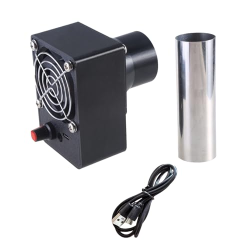 Effizienter Elektrischer Grillgebläse Schnellfeuer Starter Luftgebläse Handheld Grilllüfter Für Holzkohlegrills Und Lagerfeuer Edelstahldüse von UncleS