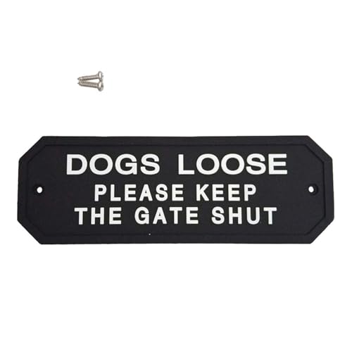 Einfach Zu Sehenes Warnschild Für Outdoor Verwenden Flexible Silikonhund Lose Gate Plaques Board Für Hausgartendekoration Hausgartendekoration von UncleS