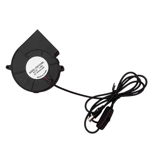 Energieeffizienter 5 V USB Blower Lüfter Für BBQ Grill Und Druckerkühlung 3600 U/Min Kugellager Effizienter Wärmeableitungslüfter Für BBQ von UncleS