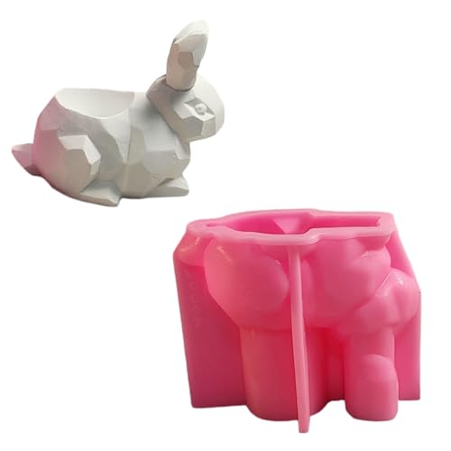 Flexible Robuste Silikonform Mode Accessoire Zum Herstellen Von Einzigartigen Kaninchenförmigen Kerzen Und Wohndekorationen Silikonform von UncleS