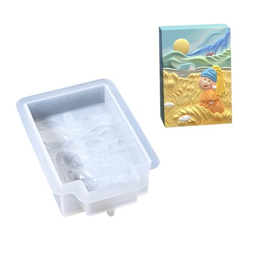 Flexible Silikonform Künstlerische Themenkerzenhandwerkszubehör Home Decors Form Form Für Erstellen Künstlerischer Silikonkerzenformen Geeignet von UncleS